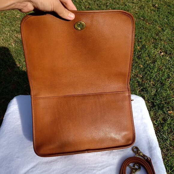 Vintage Coach 9635 Convertible Clutch/ leather bag - Picture 13 of 16